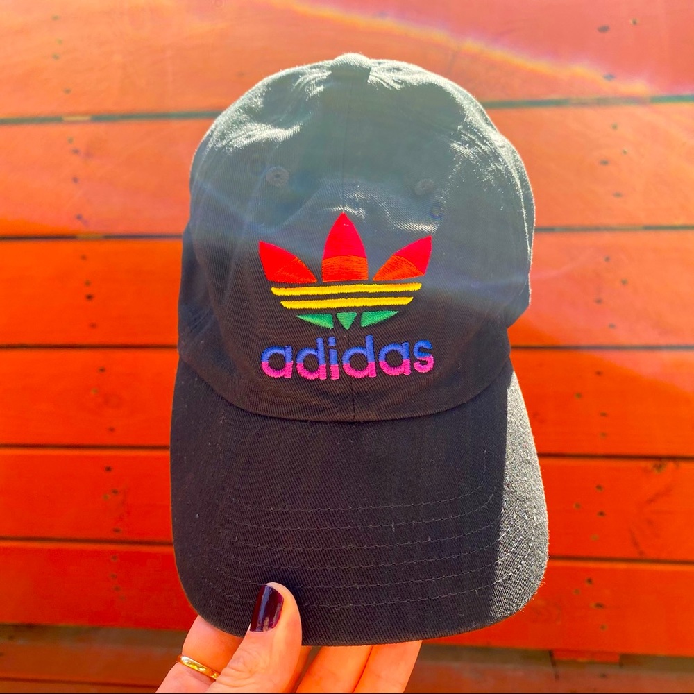 Adidas rainbow cap